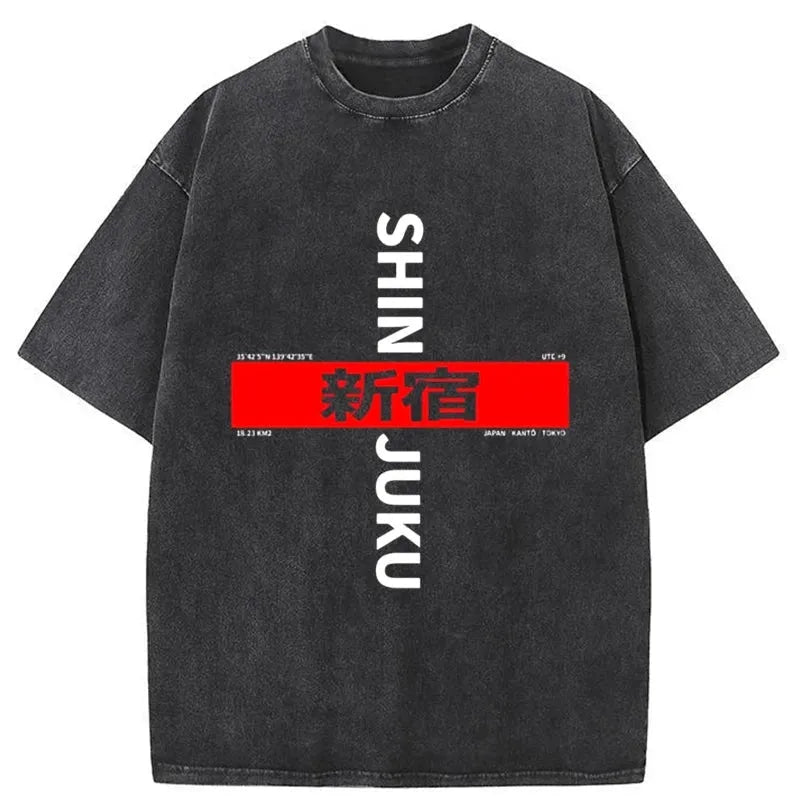 Shinjuku Prefecture Japan Washed T-Shirt