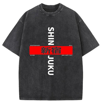 Shinjuku Prefecture Japan Washed T-Shirt