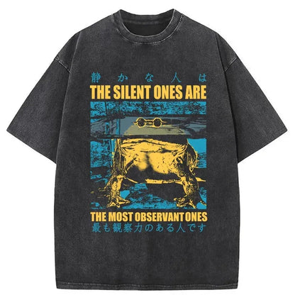Silent Frog Japanese Washed T-Shirt