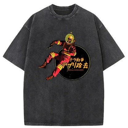Skeleton Astronaut Washed T-Shirt