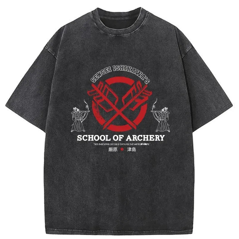 School Of Archery Japanese Washed T-Shirt