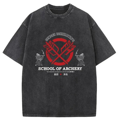 School Of Archery Japanese Washed T-Shirt