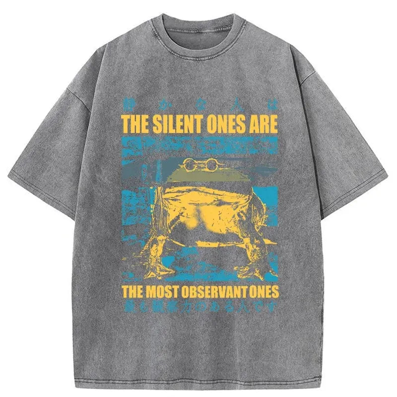 Silent Frog Japanese Washed T-Shirt