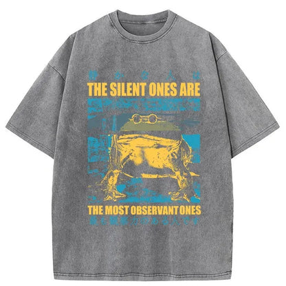 Silent Frog Japanese Washed T-Shirt
