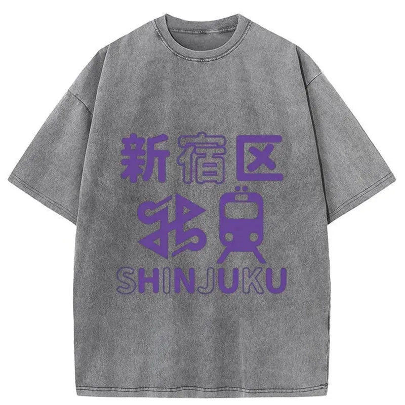 Shinjuku Japanese Washed T-Shirt