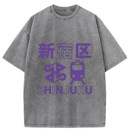 Shinjuku Japanese Washed T-Shirt
