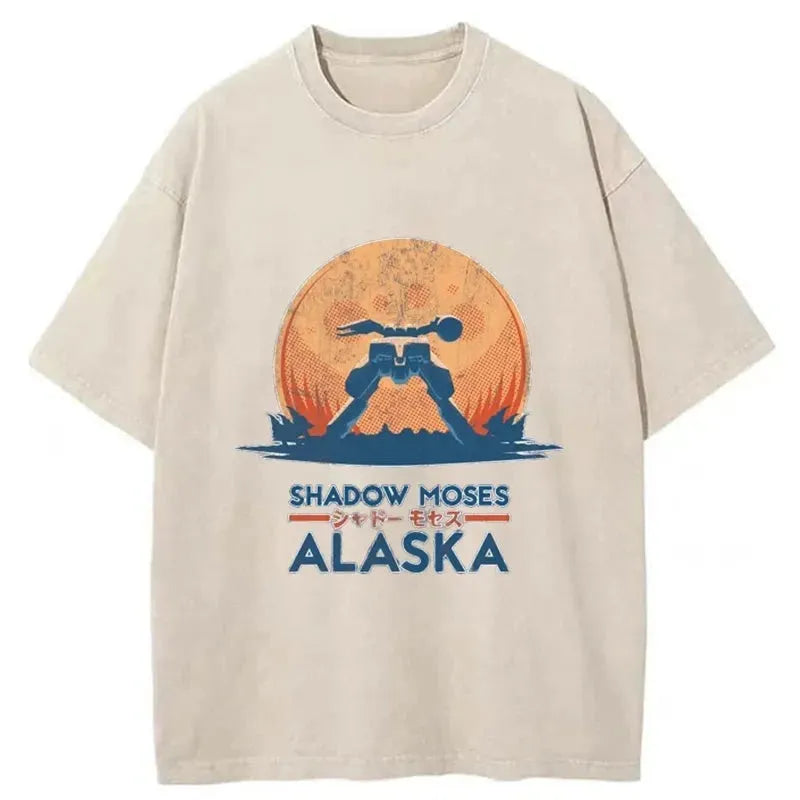 Shadow Moses Island Japanese Washed T-Shirt