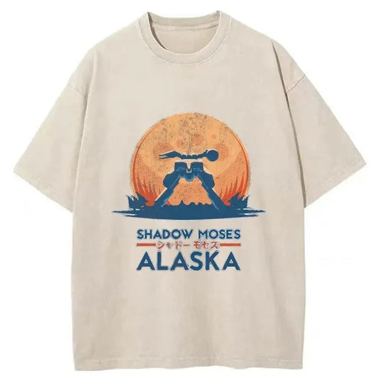 Shadow Moses Island Japanese Washed T-Shirt