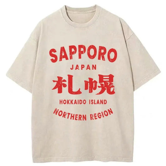 Sapporo Northern Region Washed T-Shirt