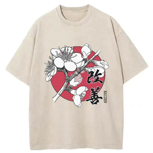 Sakura Japanese Cherry Washed T-Shirt
