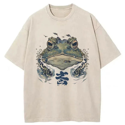Scary Frog Japan Washed T-Shirt