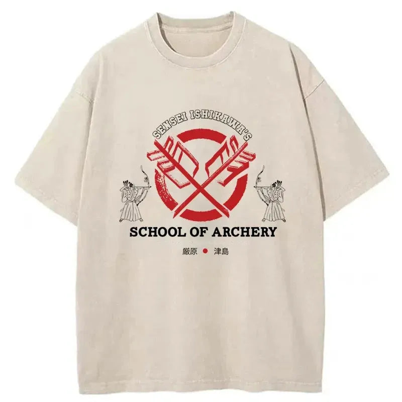 School Of Archery Japanese Washed T-Shirt