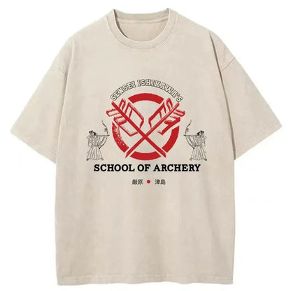 School Of Archery Japanese Washed T-Shirt