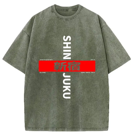 Shinjuku Prefecture Japan Washed T-Shirt