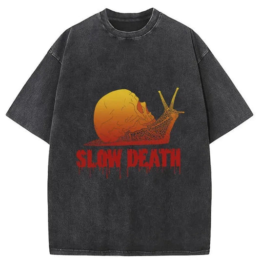 Slow Death Snail Washed T-Shirt