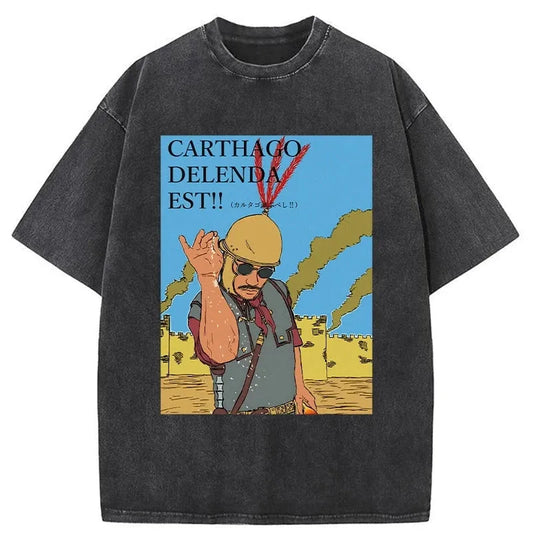 Soldier Sprinkle Salt In The Fire Washed T-Shirt