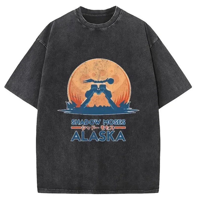 Shadow Moses Island Japanese Washed T-Shirt
