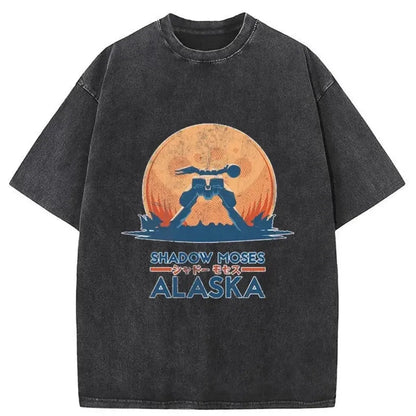 Shadow Moses Island Japanese Washed T-Shirt