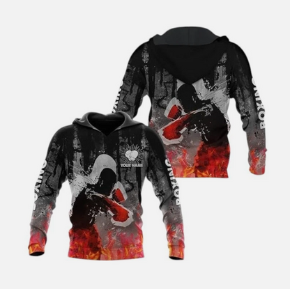 Personalized Boxing 3D Hoodies, Gift Boxer T-Shirt, Boxing Hoodies