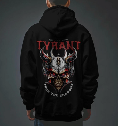 Edgy Skull Hoodie: Dark Fantasy Gothic Pullover