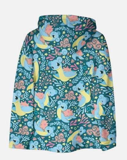 Lapras Hoodie Shirt Water Type Unisex Hoodie Lapras Shirt Gifts