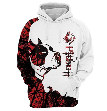 Unisex Love Pitbull Sweatshirt Hoodie, Pitbull Lover Hoodie, Pitbull Sweatshirt