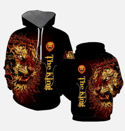 King Lion 3D All Over Print Hoodie