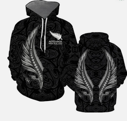 Aotearoa New Zealand All Over Print Hoodie