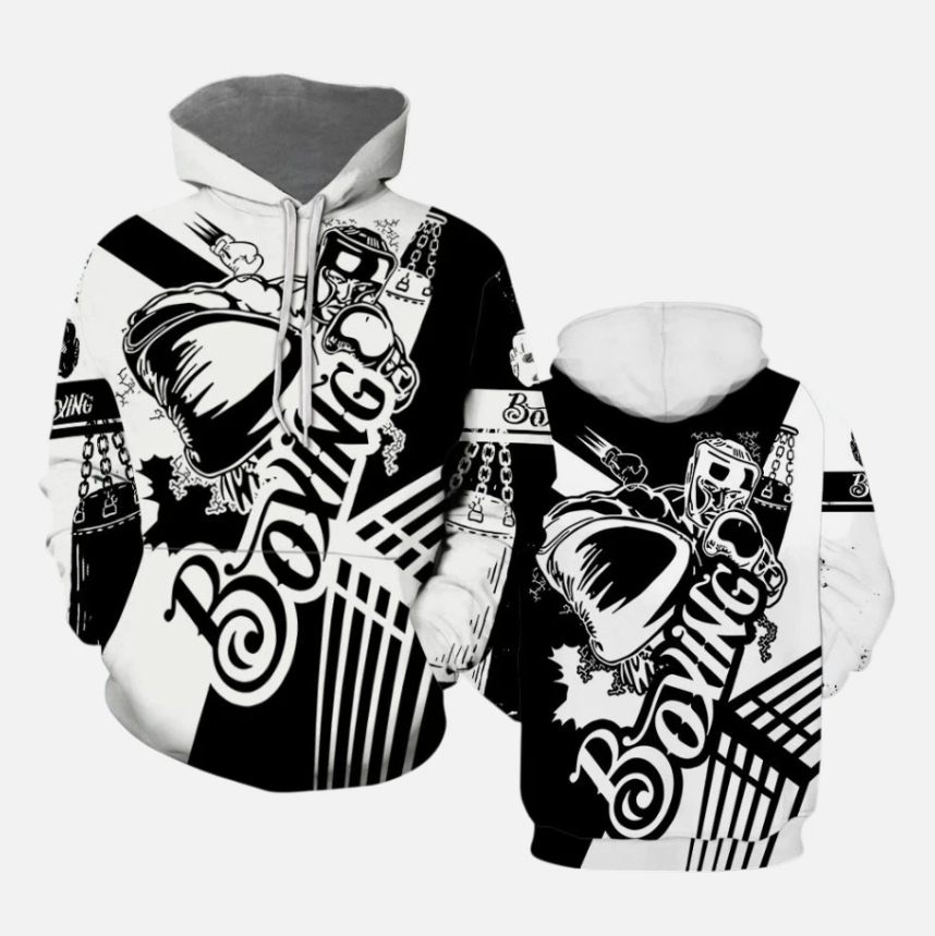 Art Boxing 3D All Over Print Hoodie