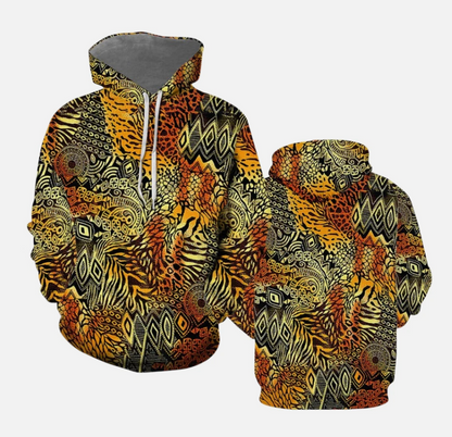 African Glass Tiles 3D All Over Print Hoodie