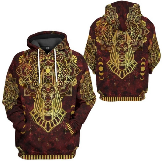 3D Anubis Egypt Custom Tshirt Hoodie