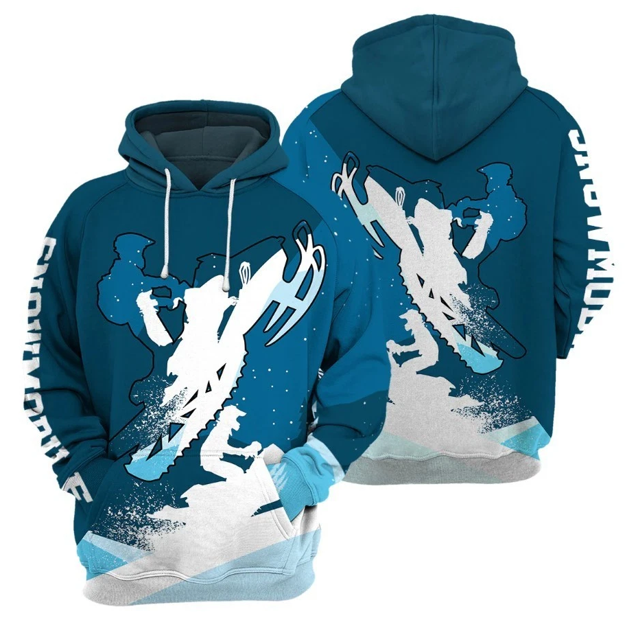 Snowmobile Hoodie- 3D All Over Printed Shirt