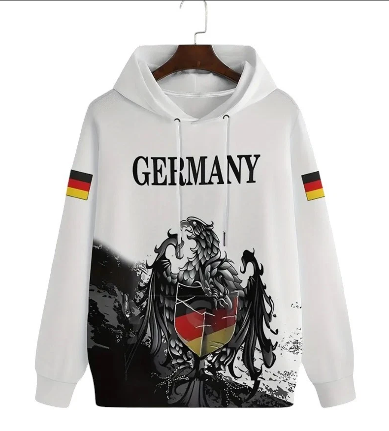 Men's Fashion German Theme Pattern 3D Printed Hoodie