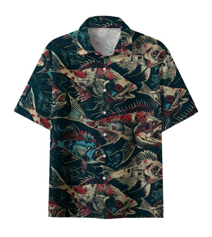 Deep Sea Mutant Fish Hawaiian Shirt