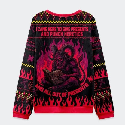 Krampus Is Preparing Gifts Christmas Ugly Sweater