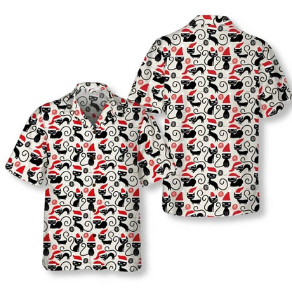 Cute Cats For Christmas Hawaiian Shirt, Funny Catmas Shirt, Best Gift For Christ