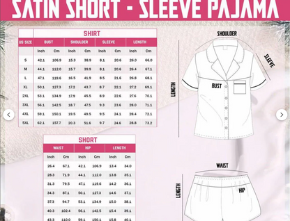 French Bulldog Christmas Sweater Short Sleeve Satin Pajama Set, Pajama Bulldog, Pajama Nightwear Set for Her Women, Pajama Christmas Cute