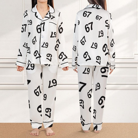 67 Minimalist Pajama Pants for Family, Parents & Kids Holiday Sleepwear, Xmas Eve Outfits Gift, Unisex Sleepwear, Vintage Vibe Bottoms