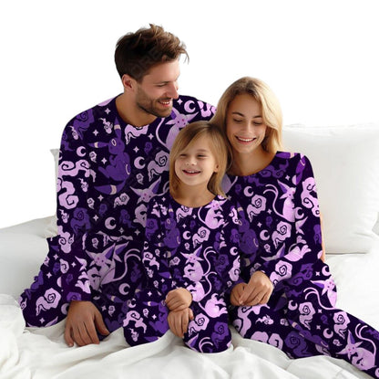 Luna Shadow Pajamas Set Family Matching Couple Luna Pajamas Christmas Holiday Gift