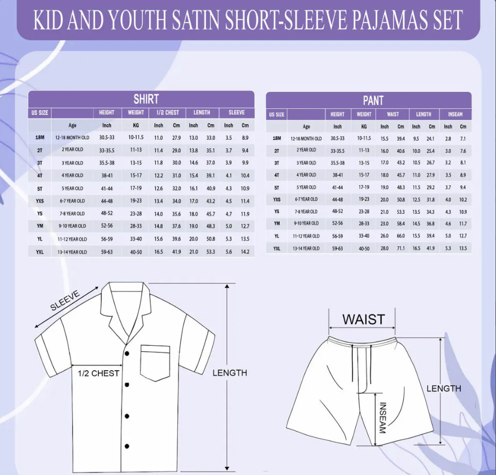 Disney Cruise Trip Scandinavian Pattern Satin Pajamas Set, Disney Cruise Ship Pajama Set, Disney Cruise Pjs, Disney Family Christmas Pajamas