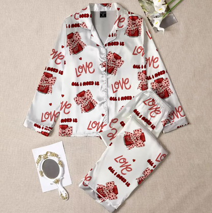 Dr Pepper Pink Coquette Bow 2 Sides Pajamas Set for Women, Dr Pepper Lover Pjs, Dr Pepper Est. 1885 Sweatshirt, Pink Bow Dr Pepper Pajamas