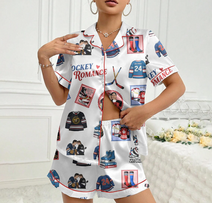 Hudson Williams Connor Storrie Pajamas Set, Heated Rivalry Inspired Pajamas Women, Ilya Rozanov Shane Pjs For Fan, Hudson Williams Gift