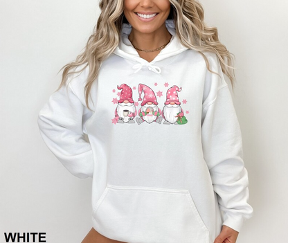 Christmas Gnomes Hoodie, Christmas Gnomes Gift Sweatshirt, Christmas Women Sweatshirt, Merry Xmas Gnomes Hoodie, Christmas Party Gift Hoodie