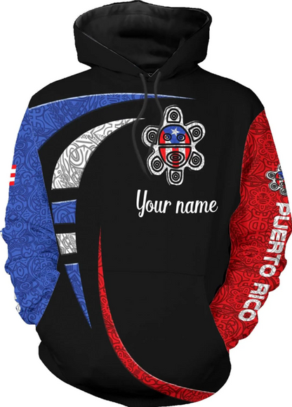 Personalized Name Puerto Rico Shirt, Customized Puerto Rico Shirt for Men and Women, Sweatshirt, Hoodie, Zip Hoodie