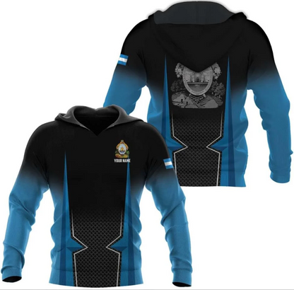Personalized Honduras APO Hoodie, Honduras Pride Honduras Flag 3D Zip Hoodie Sweatshirt Tshirt Men and Women