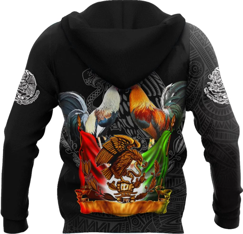 Mostprints Rooster 3D All Over Printed Shirts Unisex Hoodie, T Shirt, Zip Up Hoodie, Sweatshirt for Men AD1171 Multicolor (391)