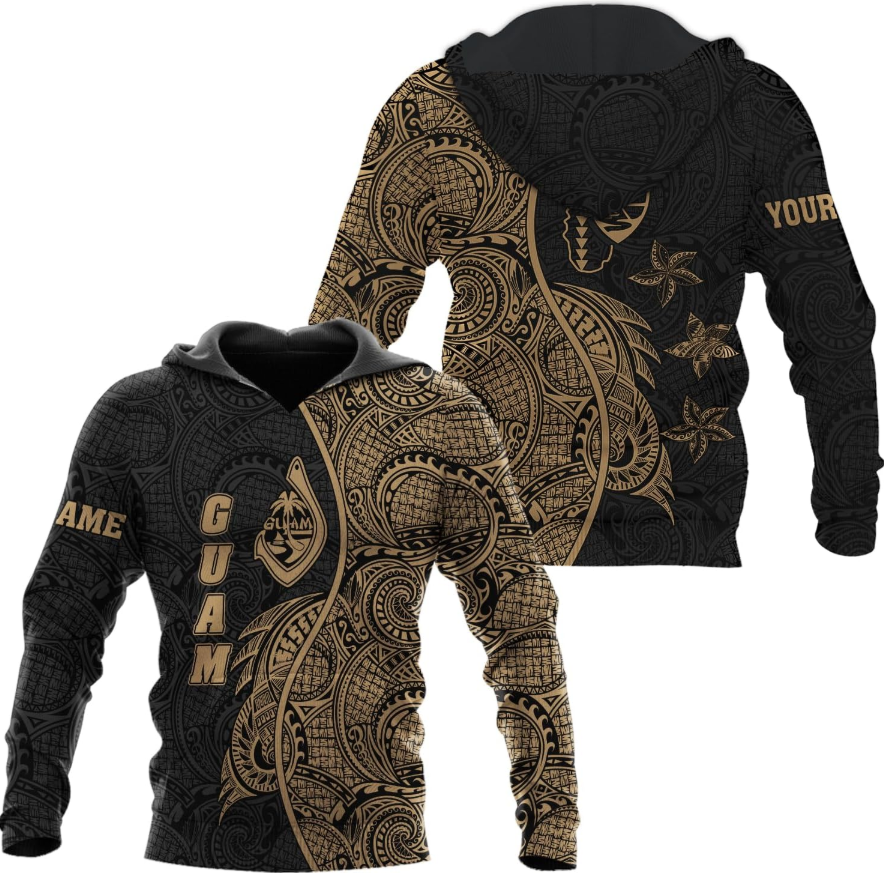 Personalized Guam Hoodie - Guahan Pride Zip Hoodie for Men & Women