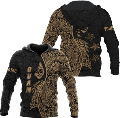 Personalized Guam Hoodie - Guahan Pride Zip Hoodie for Men & Women