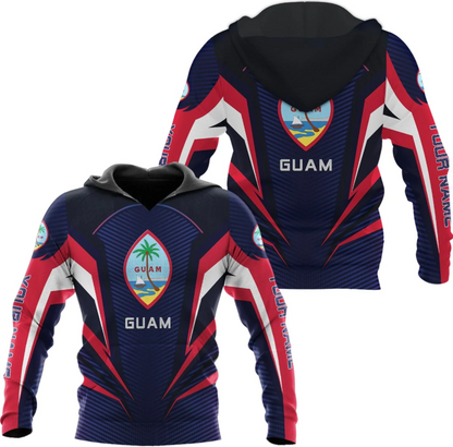 Personalized Guam Hoodie - Guahan Pride Zip Hoodie for Men & Women