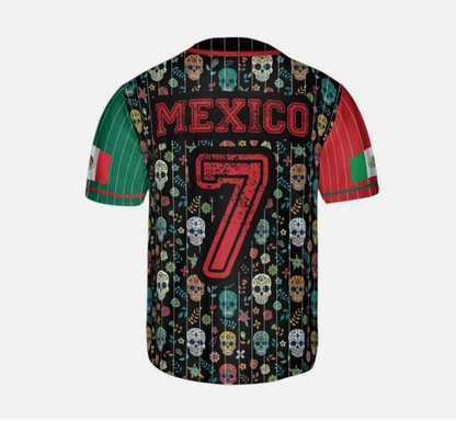 Personalized Cinco De Mayo Baseball Jersey Baseball Mexico Team Shirt Custom